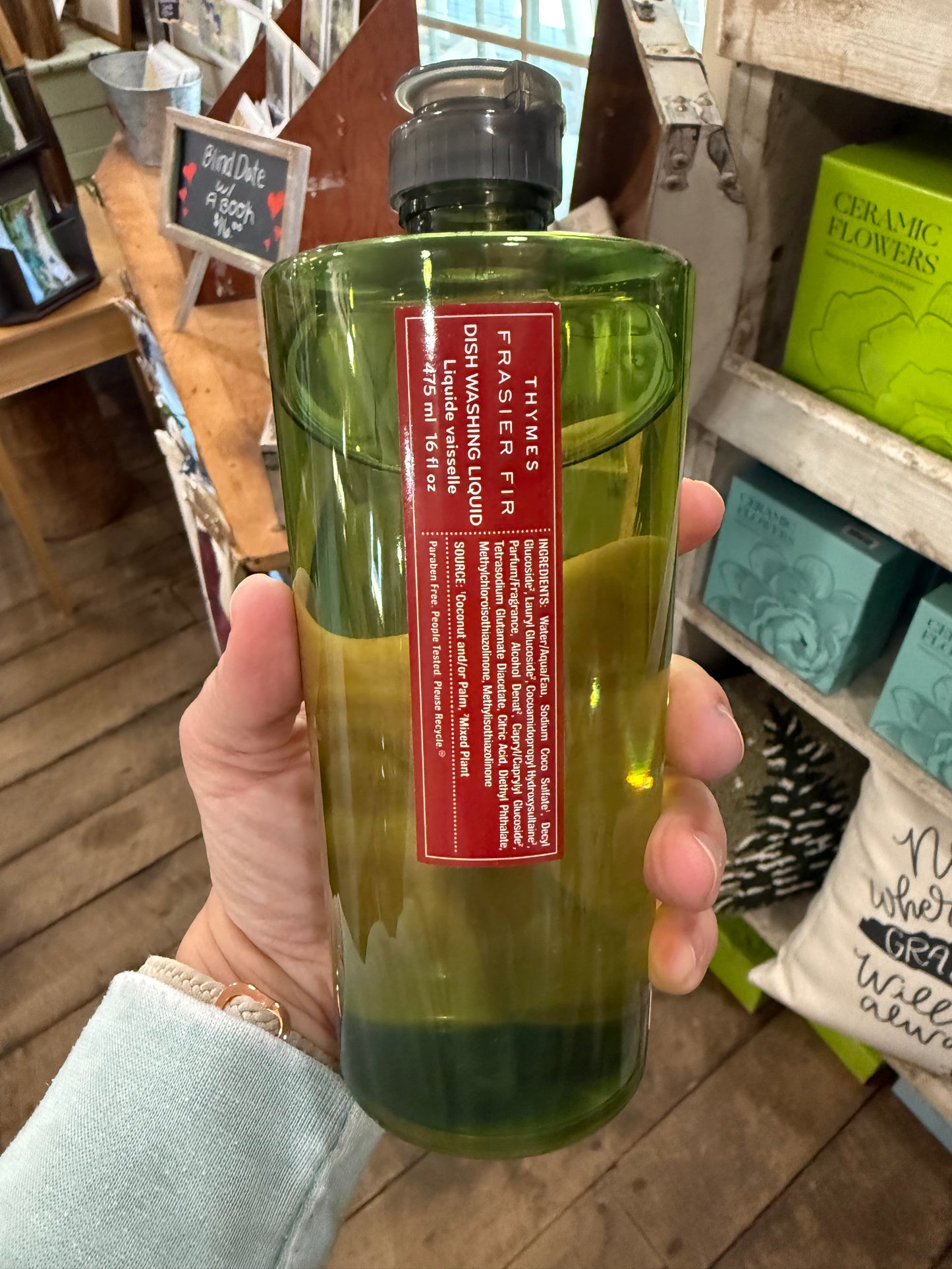 Thymes Frasier Fir Dishwashing Liquid