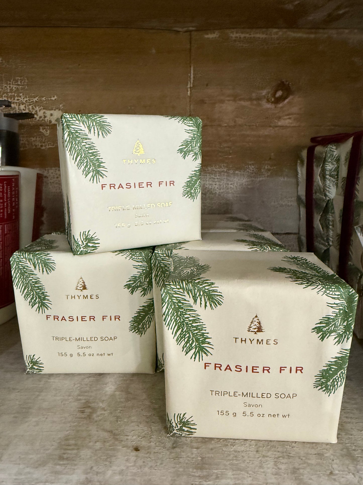 Thymes Frasier Fir Bar Soap