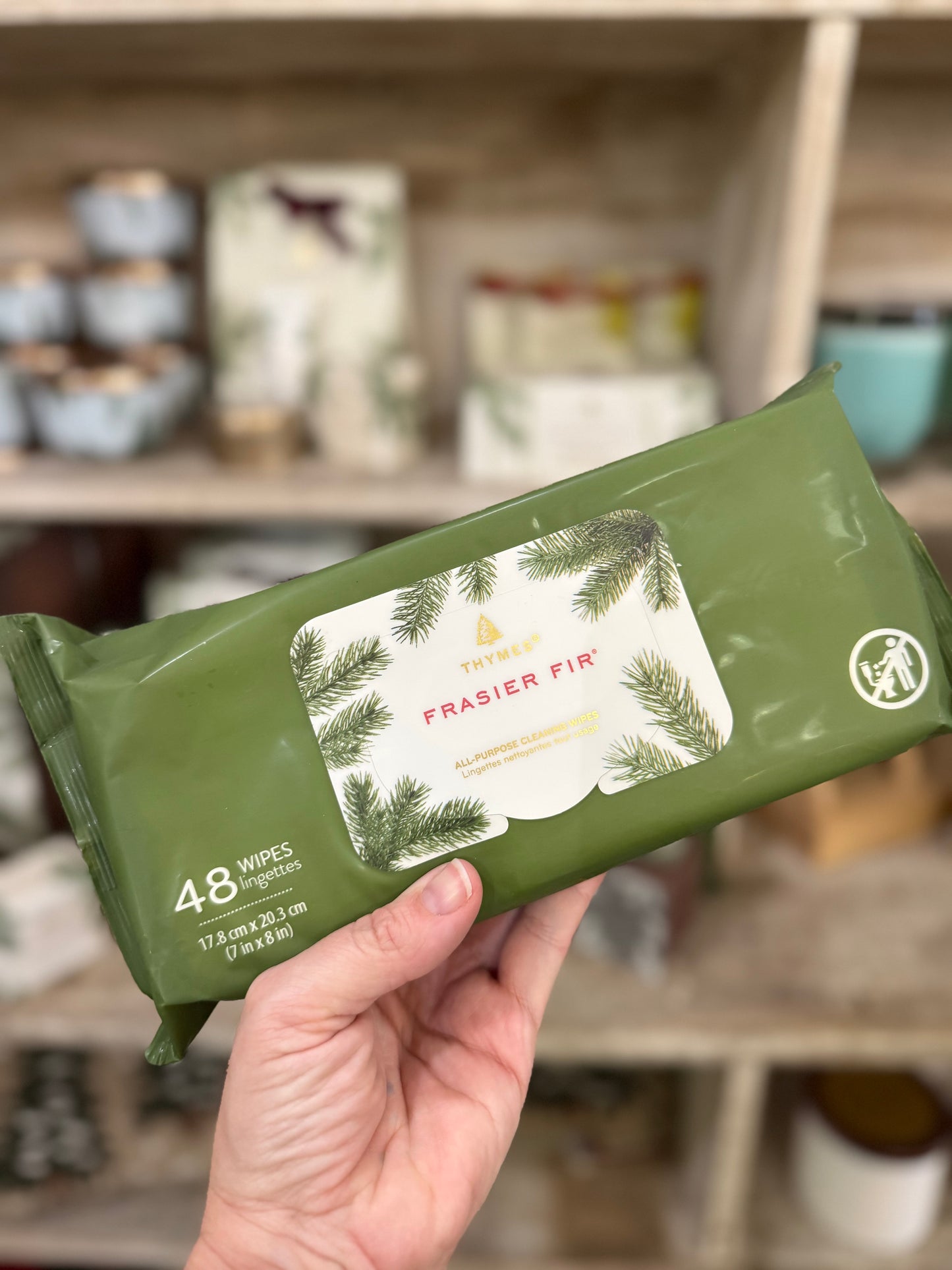 Thymes Frasier Fir All Purpose Wipes