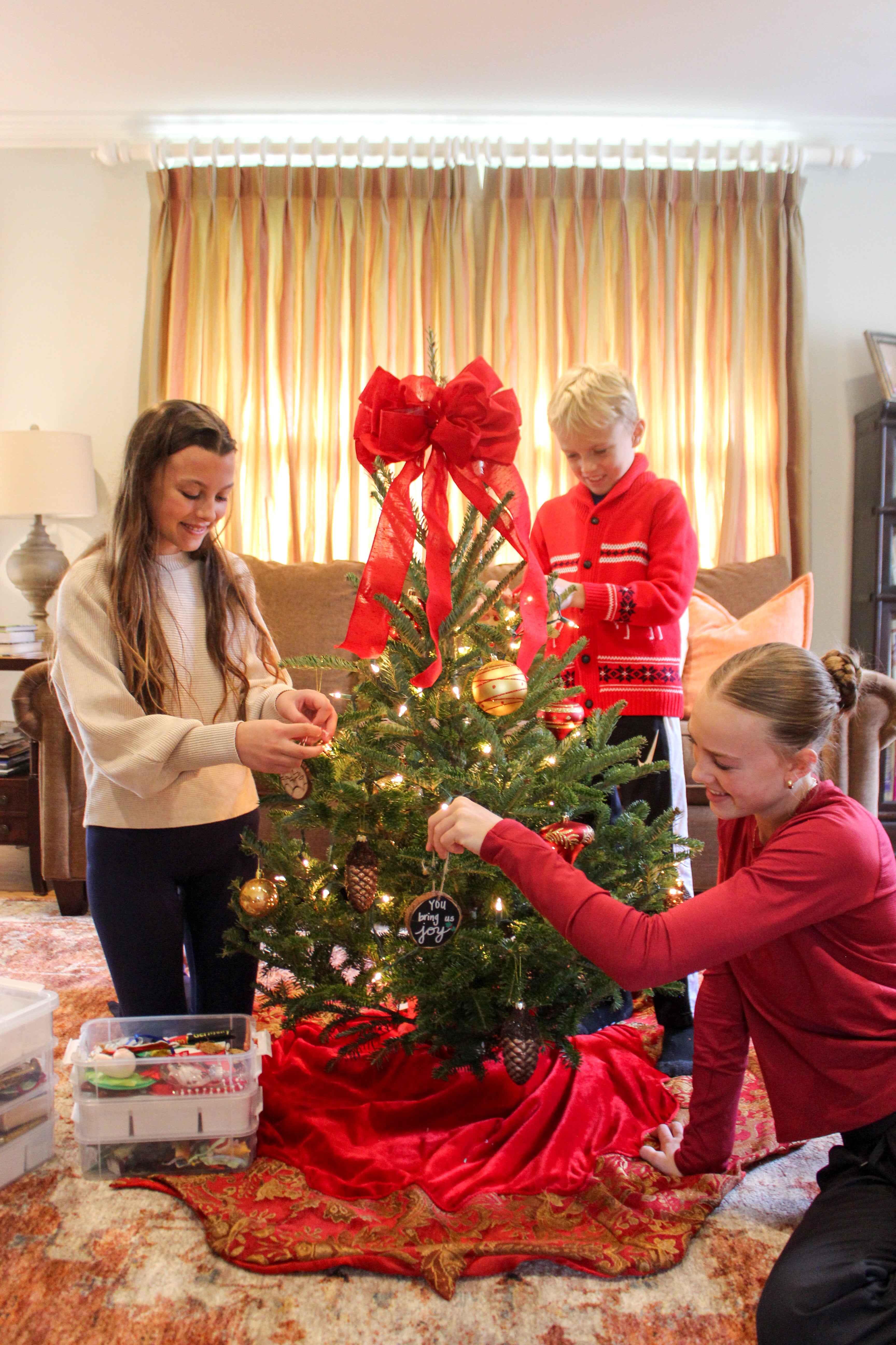 Mini Christmas Tree with Lights – The Old Store at Grassy Creek