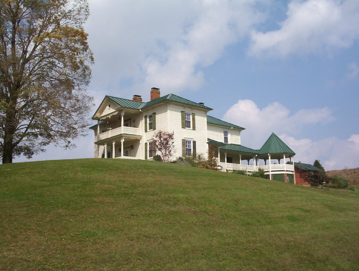 The historic WC Greer House in Grassy Creek NC