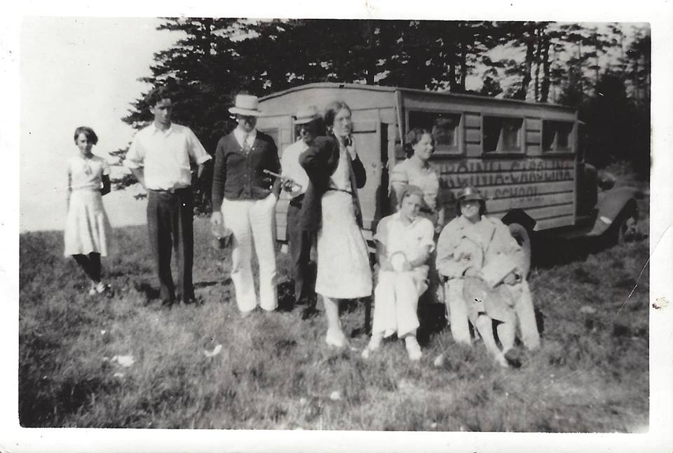 The Virginia Carolina High School Bus in 1931
